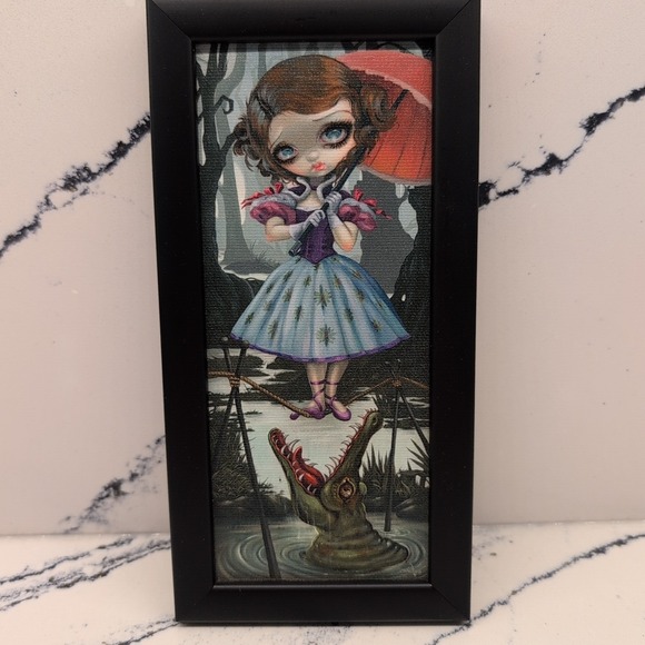 Disney WonderGround Gallery Tightrope Girl Jasmine Becket-Griffith 8 X 4 Rare